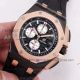 Perfect Replica Audemars Piguet Royal Oak Offshore Rose Gold Case Black Face Chronograph 44mm Watch  (6)_th.jpg